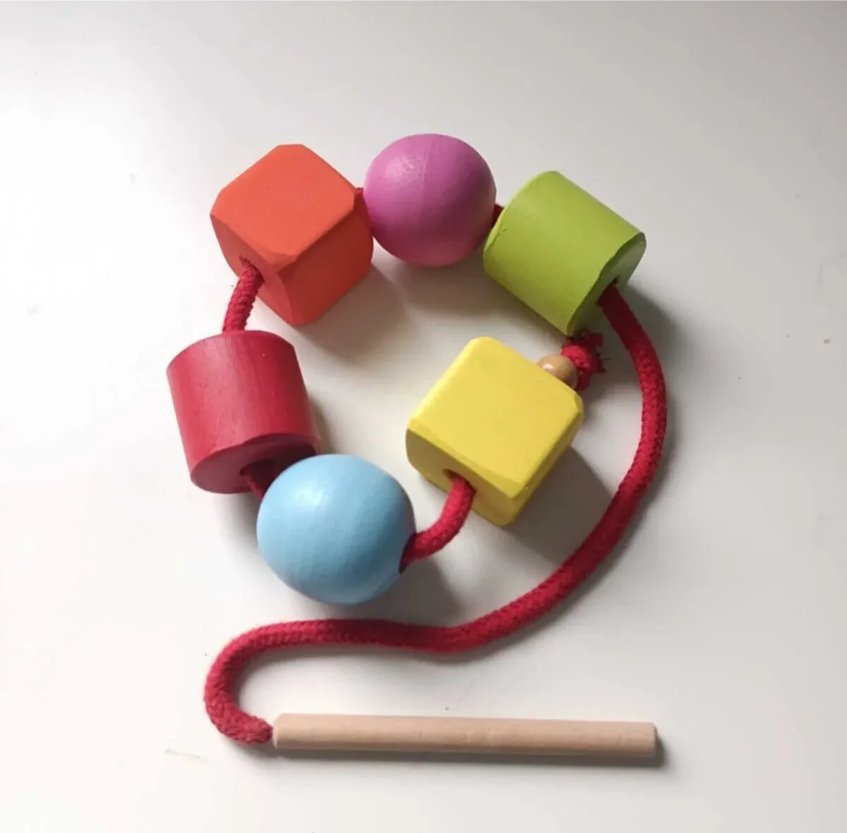 Montessori Boncuk Dizme Masif
